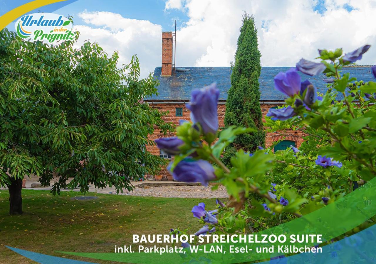 Bauernhof-Streichel-Zoo-Kombi-Familien-Suite-Im-Wald-Am-See Gulow Luaran gambar